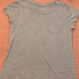 Blue shirt with pocket